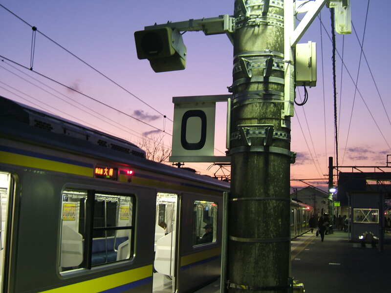 成東駅0番線